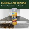 Oven cleaner elimina las grasas