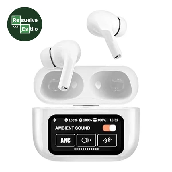 Audifonos con pantalla táctil