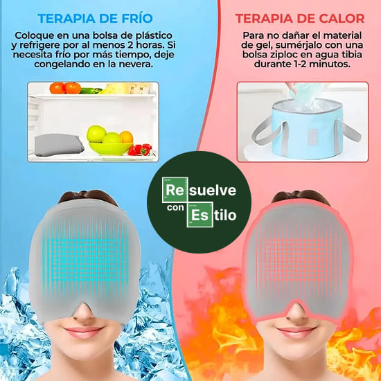 mascara antimigraña como usar